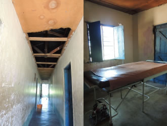 Situation on corridor and rooms of maternal and child facilities in Tanzania.