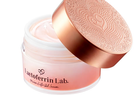 The Lactoferrin Lab. gel has a moisturizing feeling and gel texture while maintaining the features of lactoferrin.